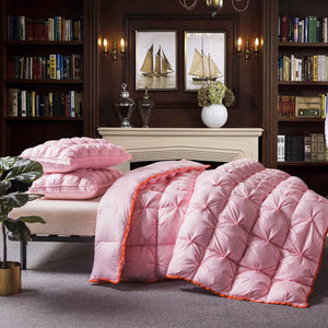 Svetanya 3d luxury Goose Down Duvet quilted Quilt king queen full size Comforter Winter Thick Blanket