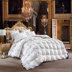 Svetanya 3d luxury Goose Down Duvet quilted Quilt king queen full size Comforter Winter Thick Blanket