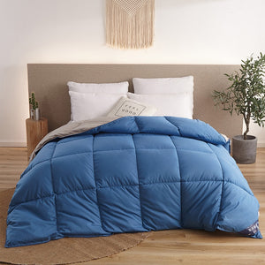 Goose/duck down quilt blanket duvet for winter/summer white cotton cover thicken comforter King Queen Twin size fast free ship