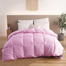 Load image into Gallery viewer, Goose/duck down quilt blanket duvet for winter/summer white cotton cover thicken comforter King Queen Twin size fast free ship
