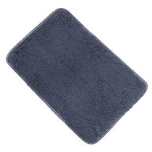 40*60cm Fluffy Rugs Anti-Skid Shaggy Area Rug Dining Room Home Bedroom Carpet Floor Mat