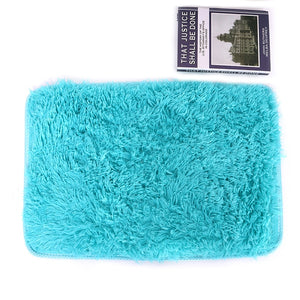 40*60cm Fluffy Rugs Anti-Skid Shaggy Area Rug Dining Room Home Bedroom Carpet Floor Mat