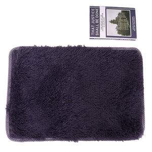 40*60cm Fluffy Rugs Anti-Skid Shaggy Area Rug Dining Room Home Bedroom Carpet Floor Mat