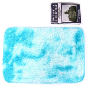 40*60cm Fluffy Rugs Anti-Skid Shaggy Area Rug Dining Room Home Bedroom Carpet Floor Mat