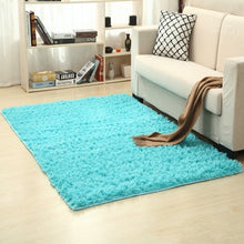 Load image into Gallery viewer, Free shipping 80 x 120cm Thickened washed silk hair non-slip carpet living room rug coffee table blanket bedroom yoga mat

