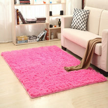 Load image into Gallery viewer, Free shipping 80 x 120cm Thickened washed silk hair non-slip carpet living room rug coffee table blanket bedroom yoga mat
